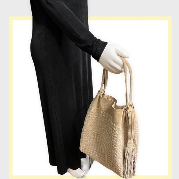 BOTTEGA VENETA Bag Intrecciato Leather Drawstring Woven Authentic - Picture 14 of 15